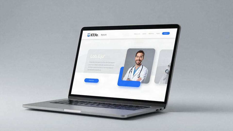 Mockup de site institucional